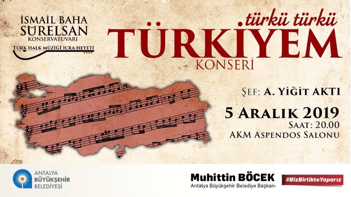 Büyükşehir\'den, \'Türkü Türkü Türkiye\'m Konseri\'
