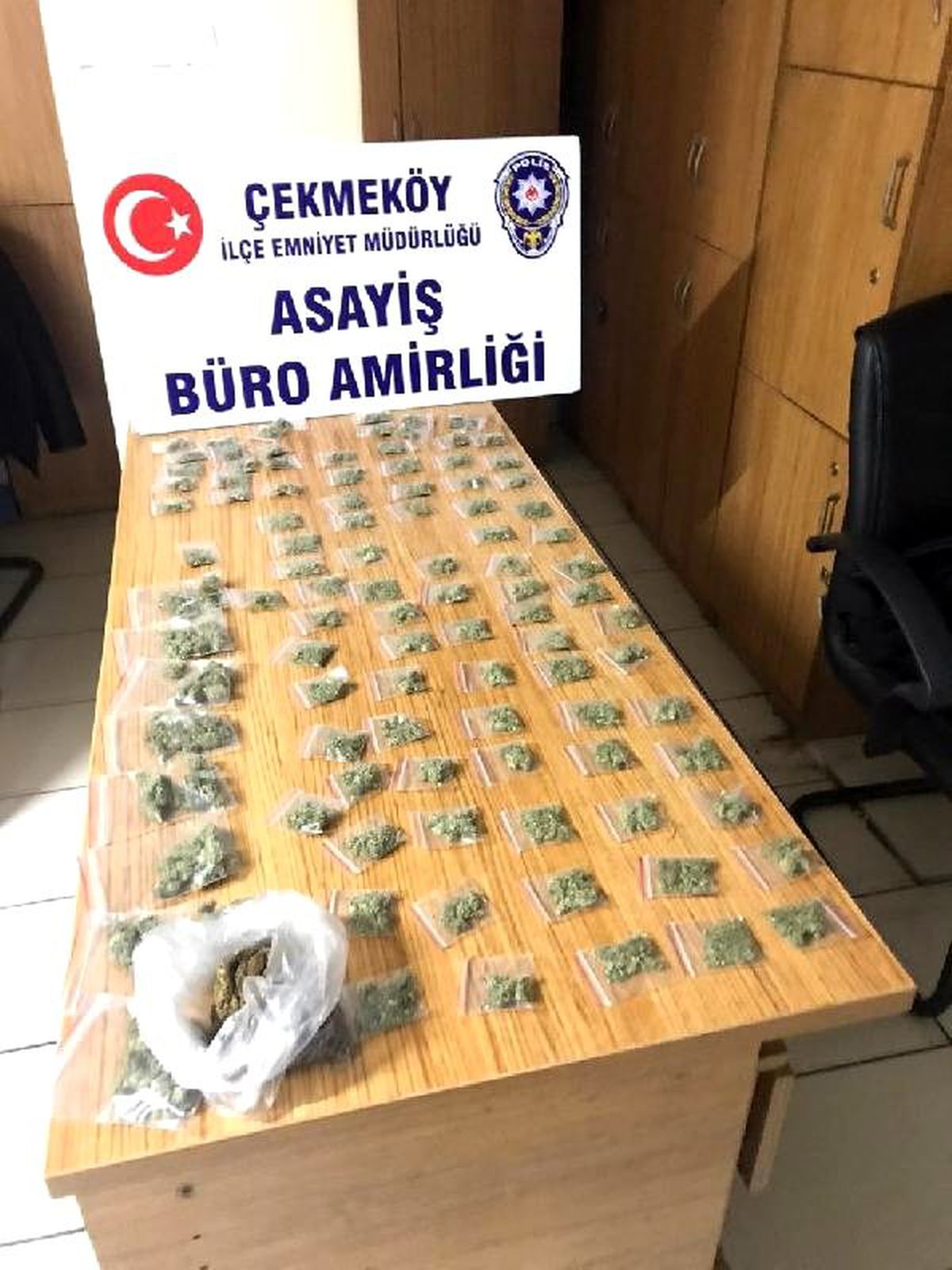 Çekmeköyde uyuşturucu operasyon