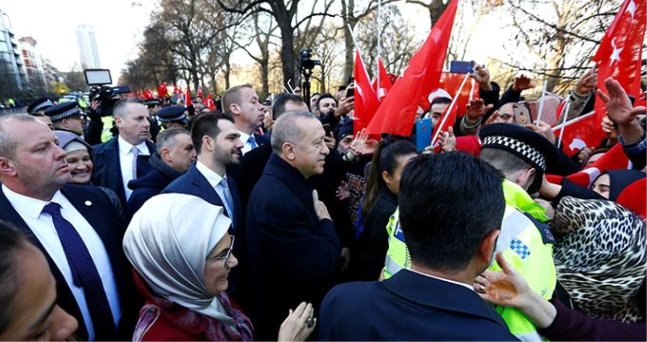 Cumhurbaşkanı Erdoğan, Londra\'da büyük coşkuyla karşılandı