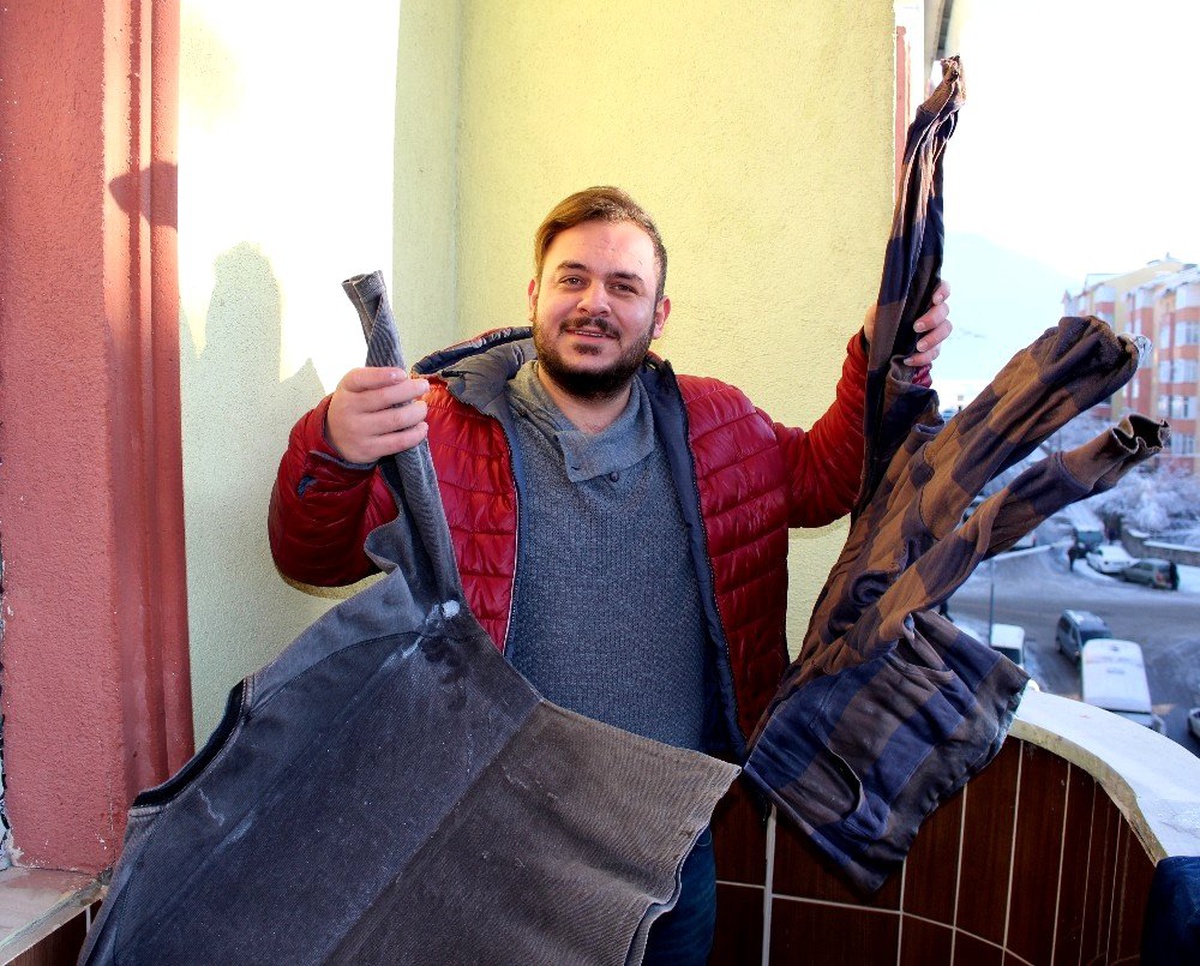 Erzurum\'da kar yerini soğuk havaya bıraktı: Eksi 12