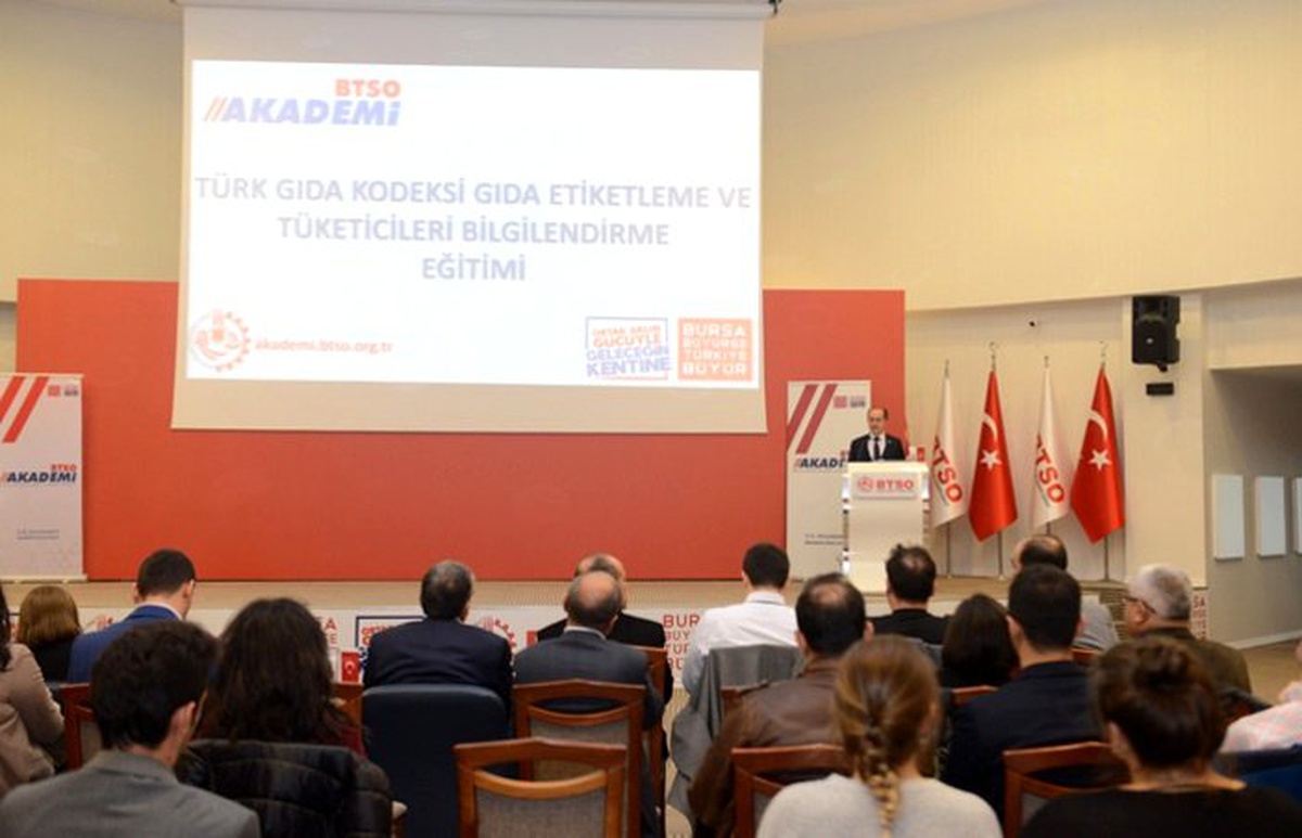 Gıda sektörü firmalarına etiketleme brifingi 