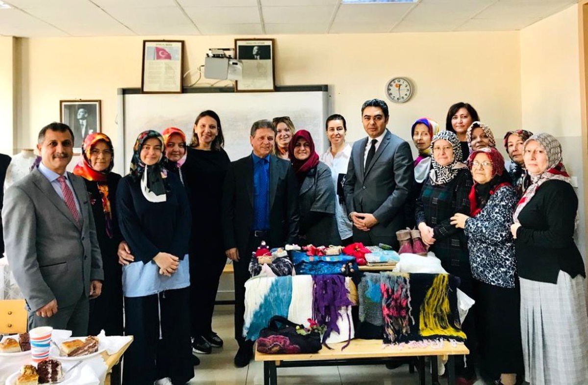 Keçe Aksesuarları yapımı kursu sonuçlandı
