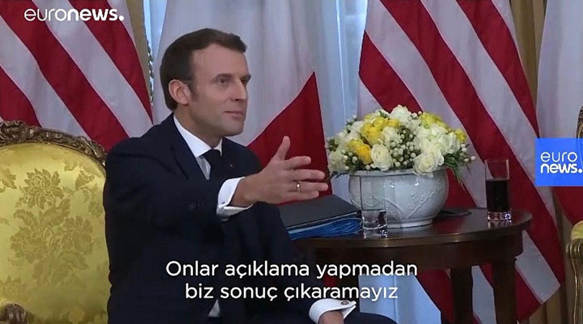 Macron: \'Ulusal güvenlik adına Türkiye\'nin IŞİD savaşçılarıyla ilgili belirsizliği çözülmeli\'