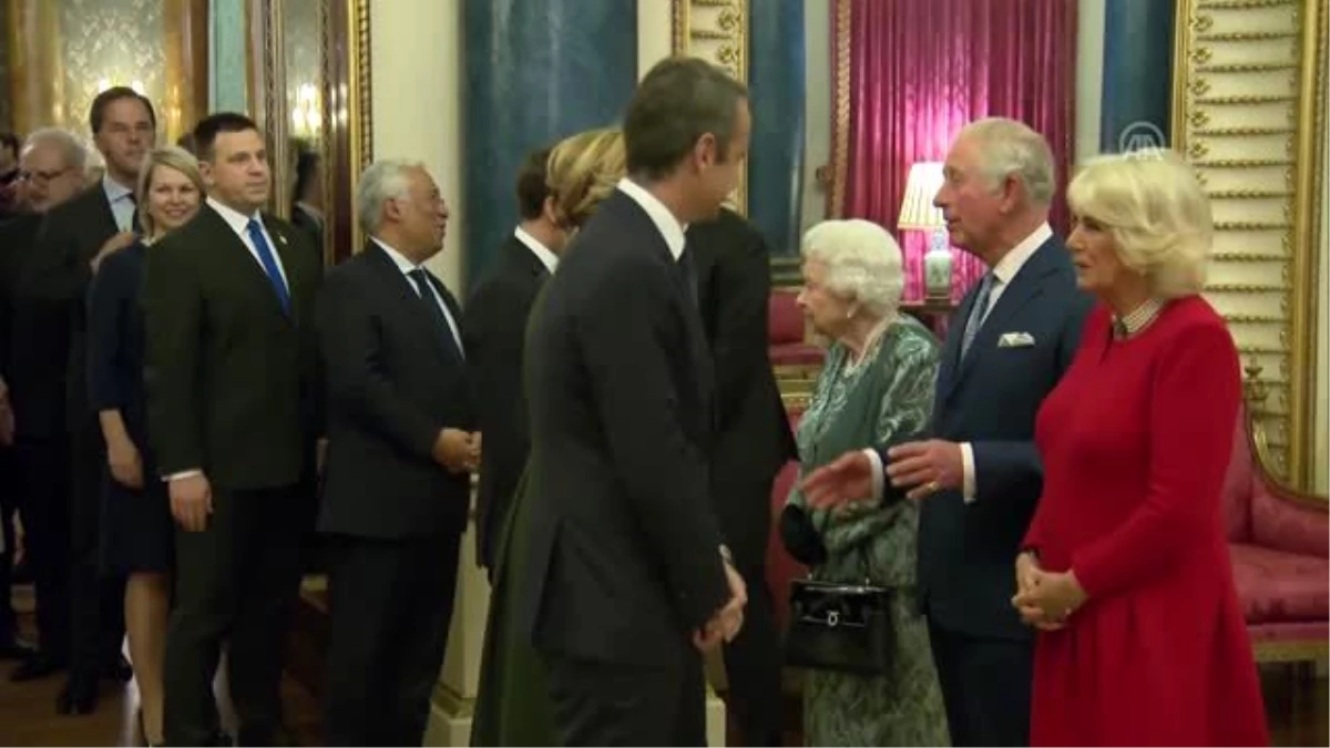 NATO zirvesine katılan liderler, Buckingham Sarayı\'nda verilen resepsiyona katıldı (2)