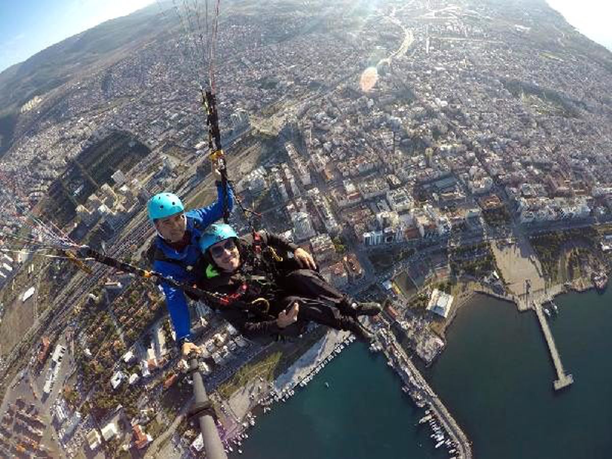 Ortopedik engelli İlker\'in uçma hayali gerçek oldu