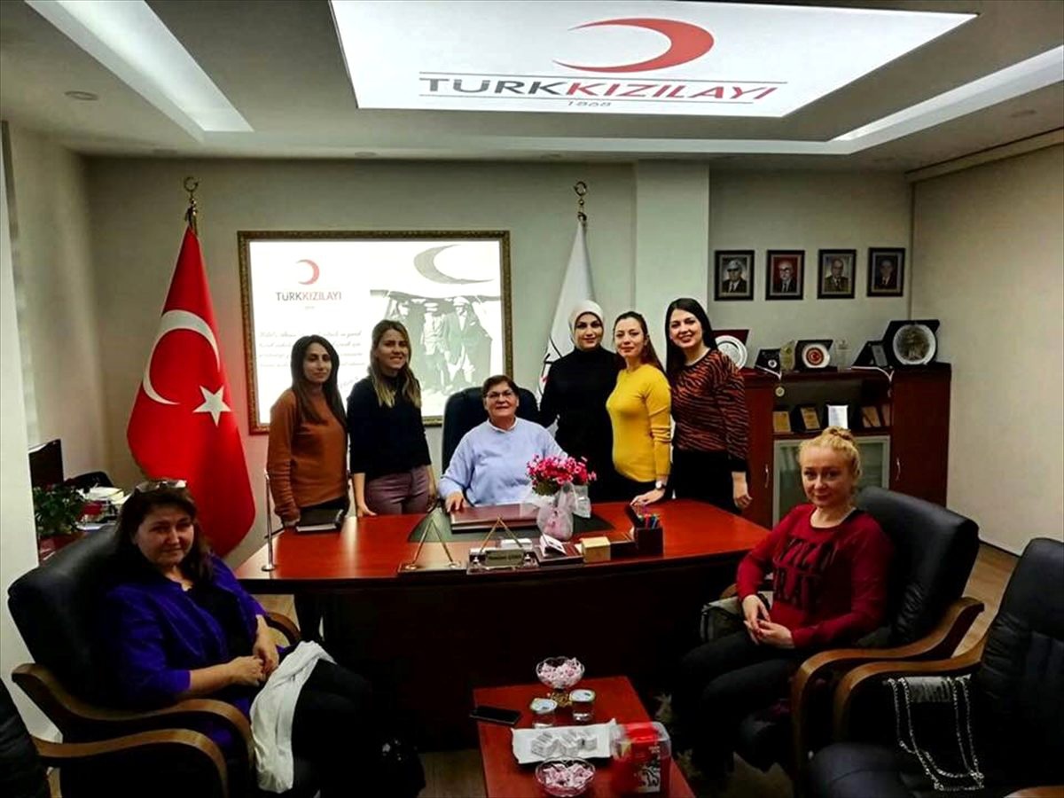 Şehit Öğretmen Neşe Alten Anaokulu\'ndan Kızılay\'a ziyaret
