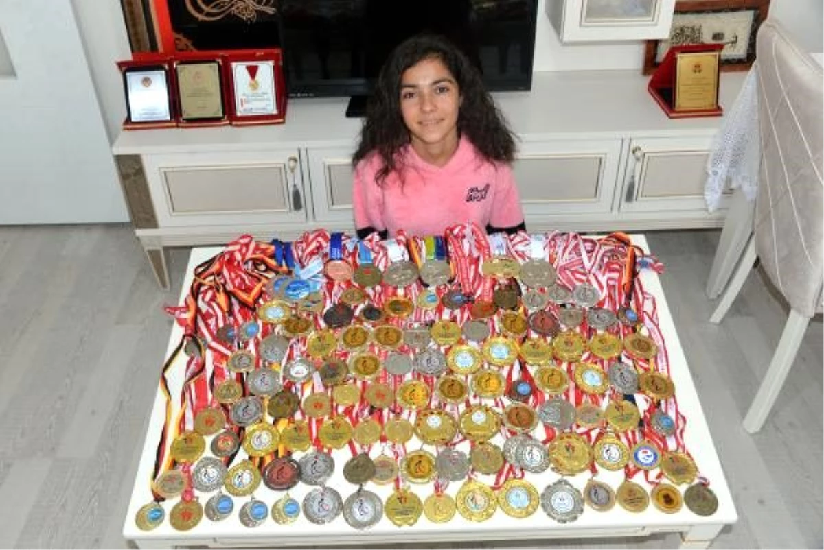 Sevilay, 5 yılda 112 madalya kazandı