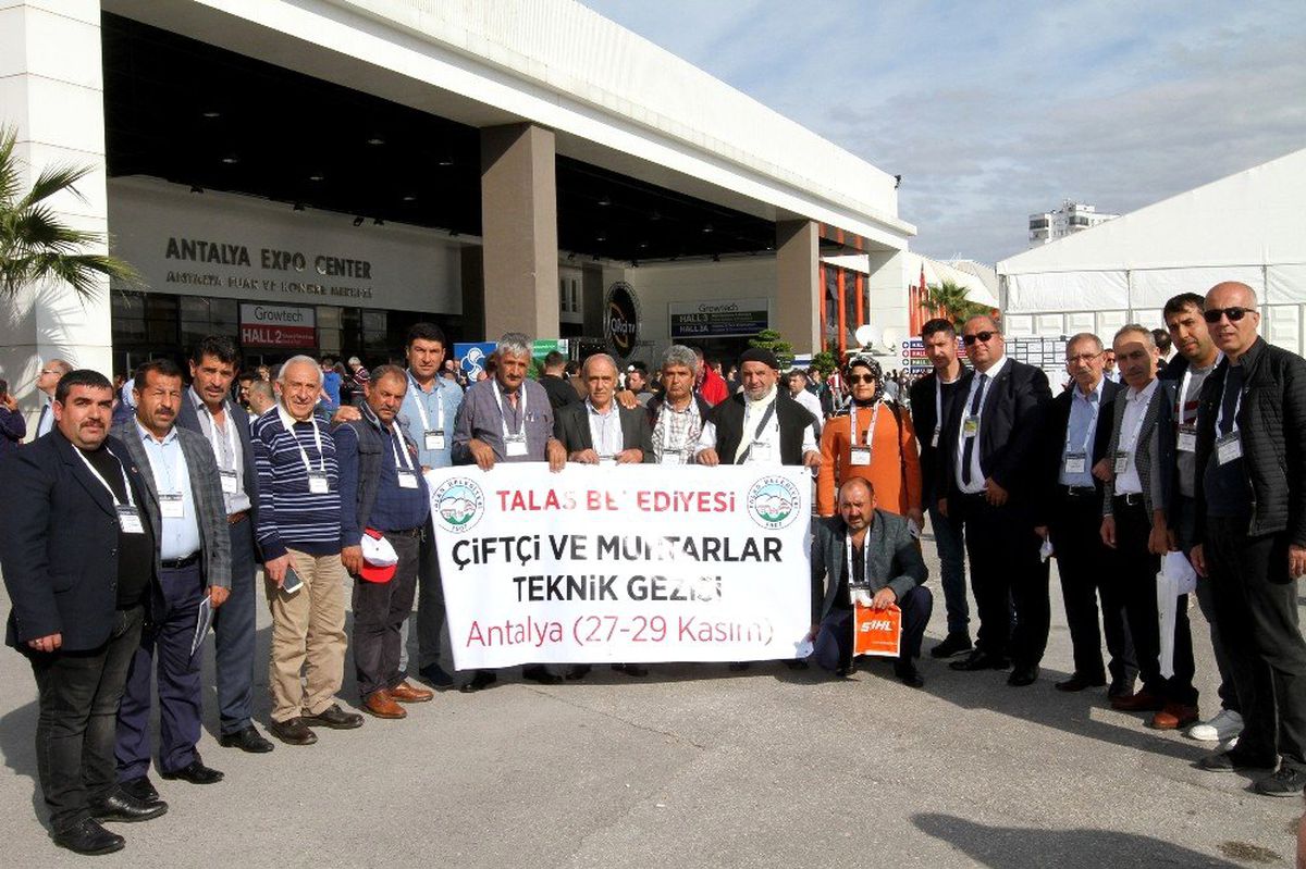 Talas, muhtarları tarım teknolojileriyle buluşturdu