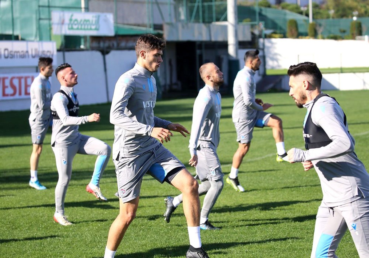 Trabzonspor, Altay maçı hazırlıklarını tamamladı