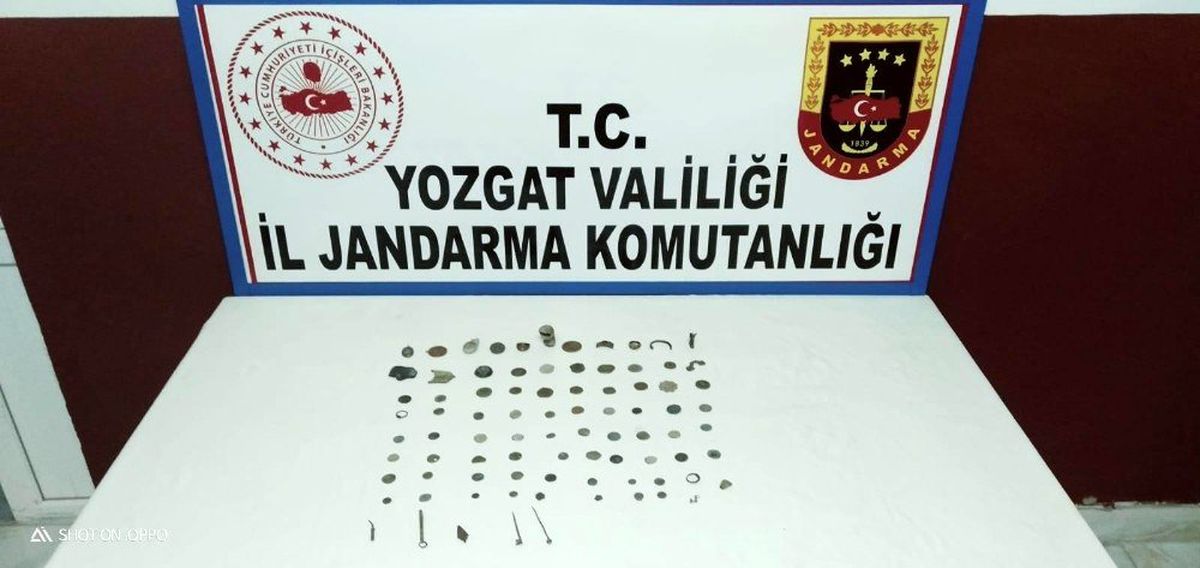 Yozgat\'ta tarihi eser operasyonu