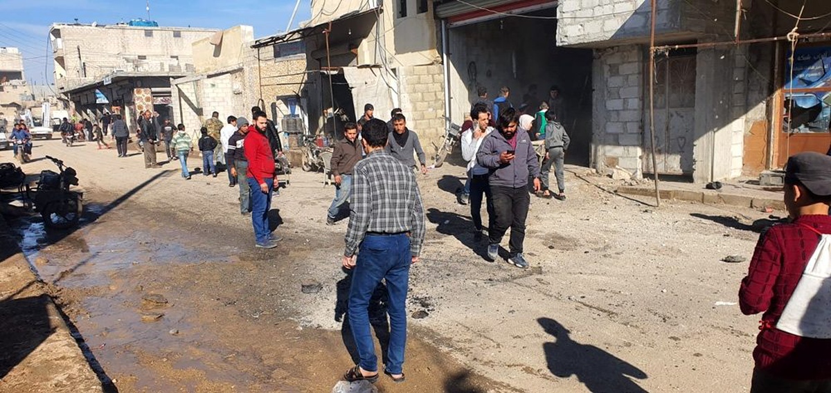 YPG/PKK Azez\'deki sivillere saldırdı: 1 ölü, 9 yaralı