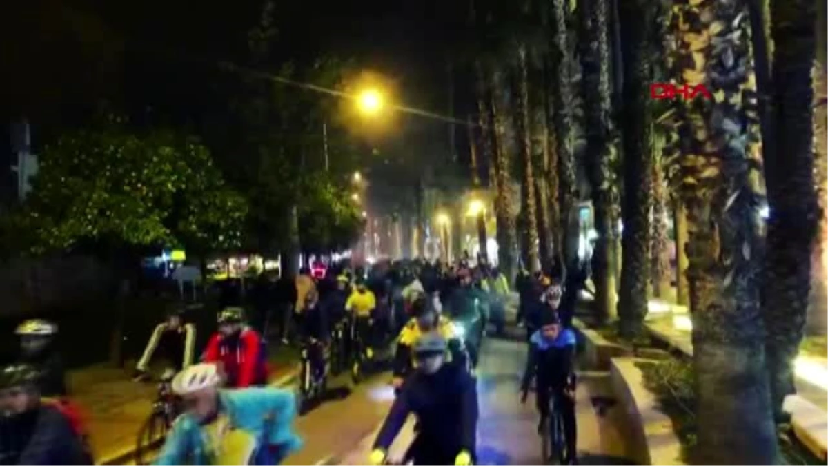 Antalya bisikletçilerden \'yol\' eylemi