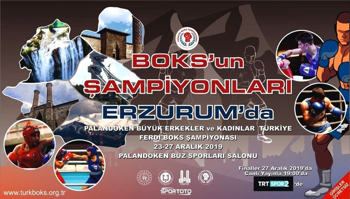 Boksun şampiyonları Erzurum\'da