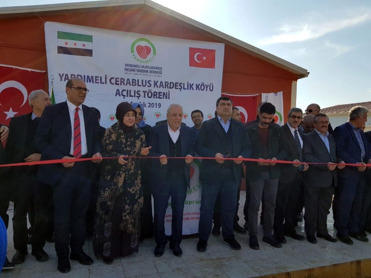 Cerablus\'ta yetimler yeni yuvalarına kavuştu