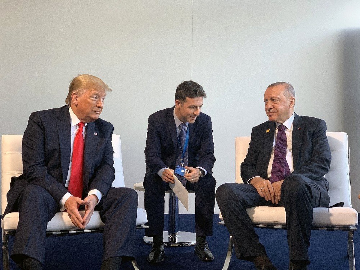 Cumhurbaşkanı Erdoğan, Trump\'la bir araya geldi