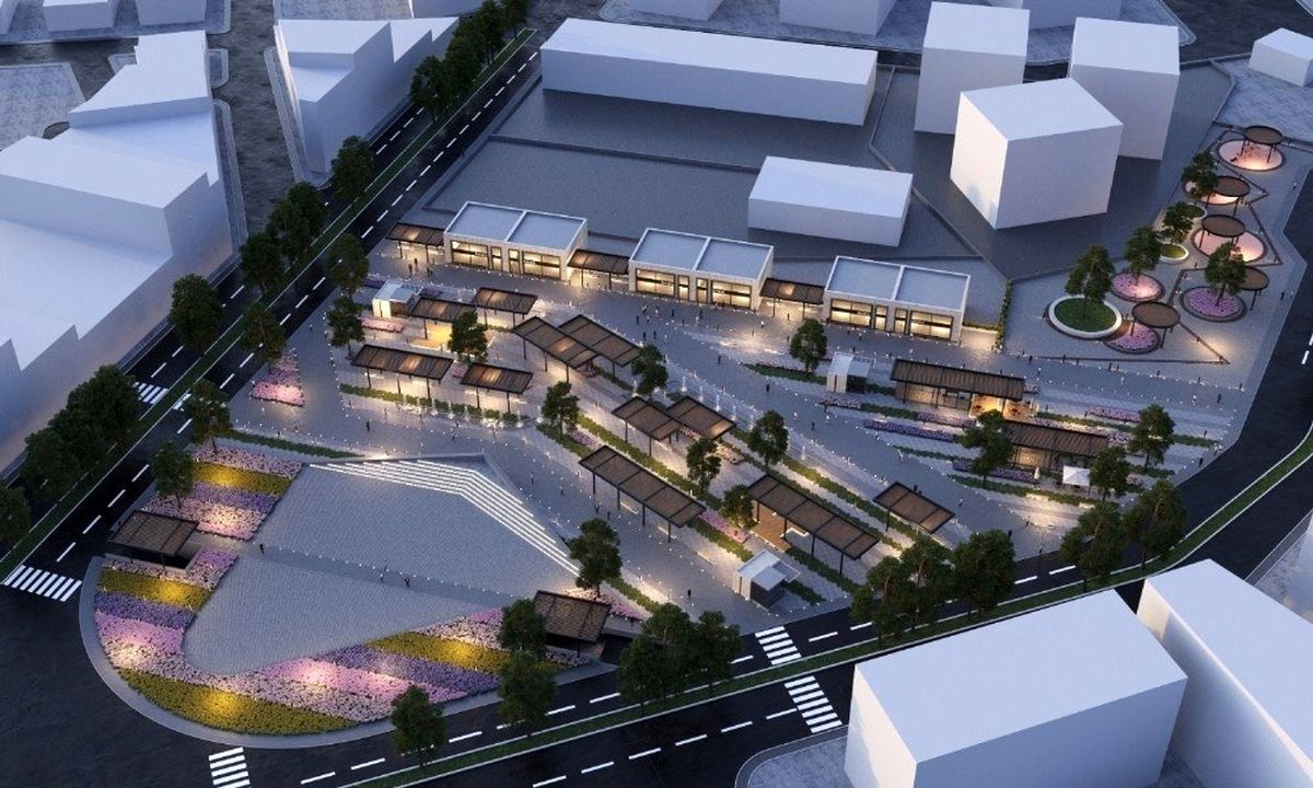 Edremit\'e modern meydan projesi