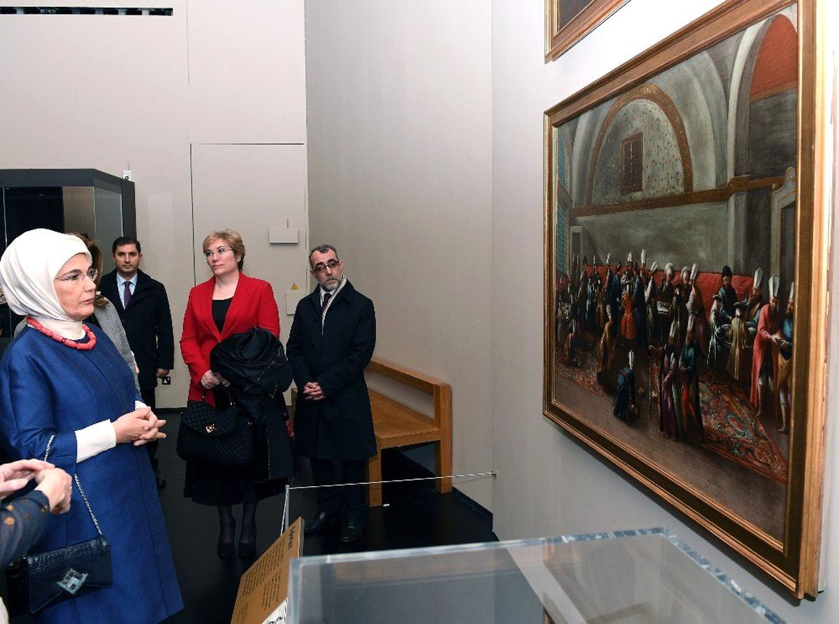 Emine Erdoğan, British Museum\'u gezdi