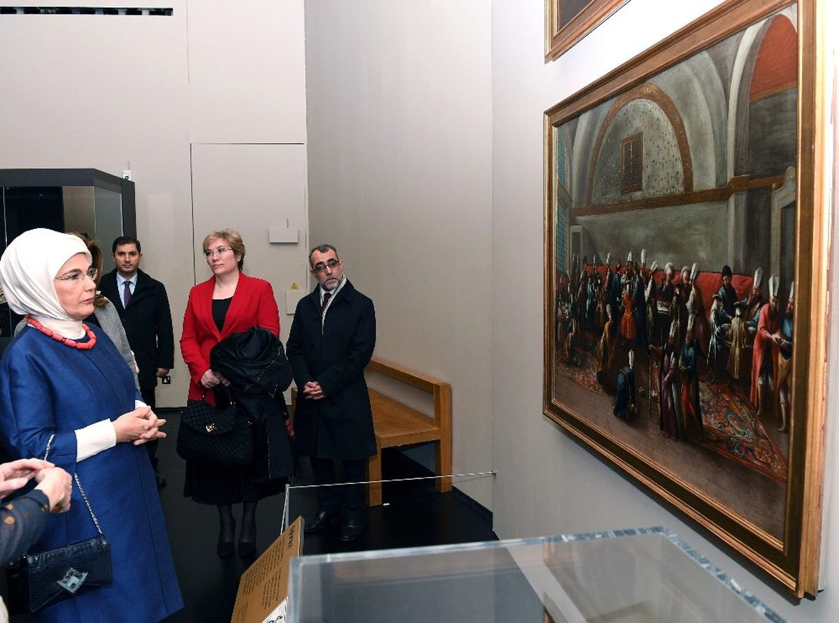 Emine Erdoğan, British Museum\'u gezdi