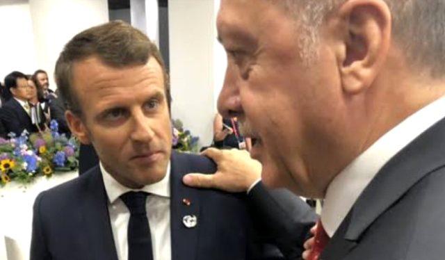 Trump'a karşı rahat olan Macron'un, Erdoğan'la olan fotoğrafı tekrar gündeme geldi - Son Dakika