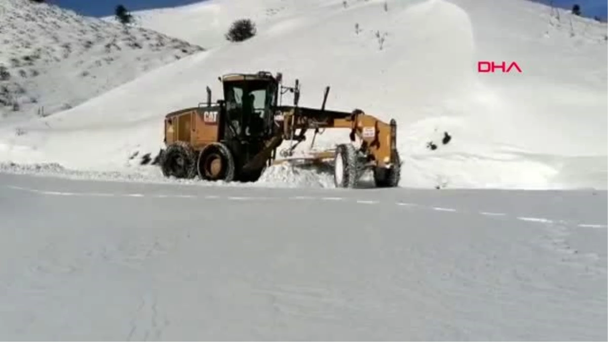 Erzincan\'da karla mücadele çalışmaları
