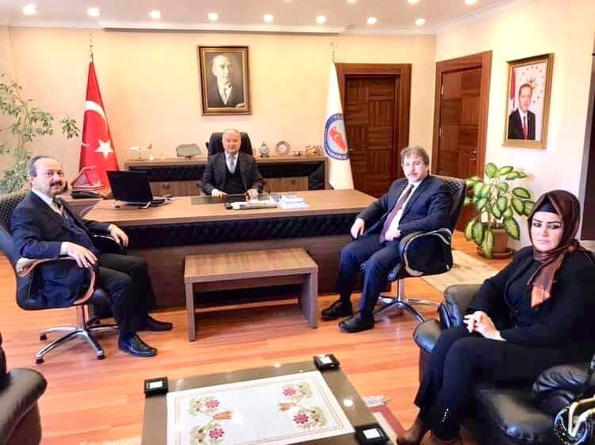 İl Sağlık Müdürü Benli Kaymakam Duru\'yu Makamında Ziyaret Etti