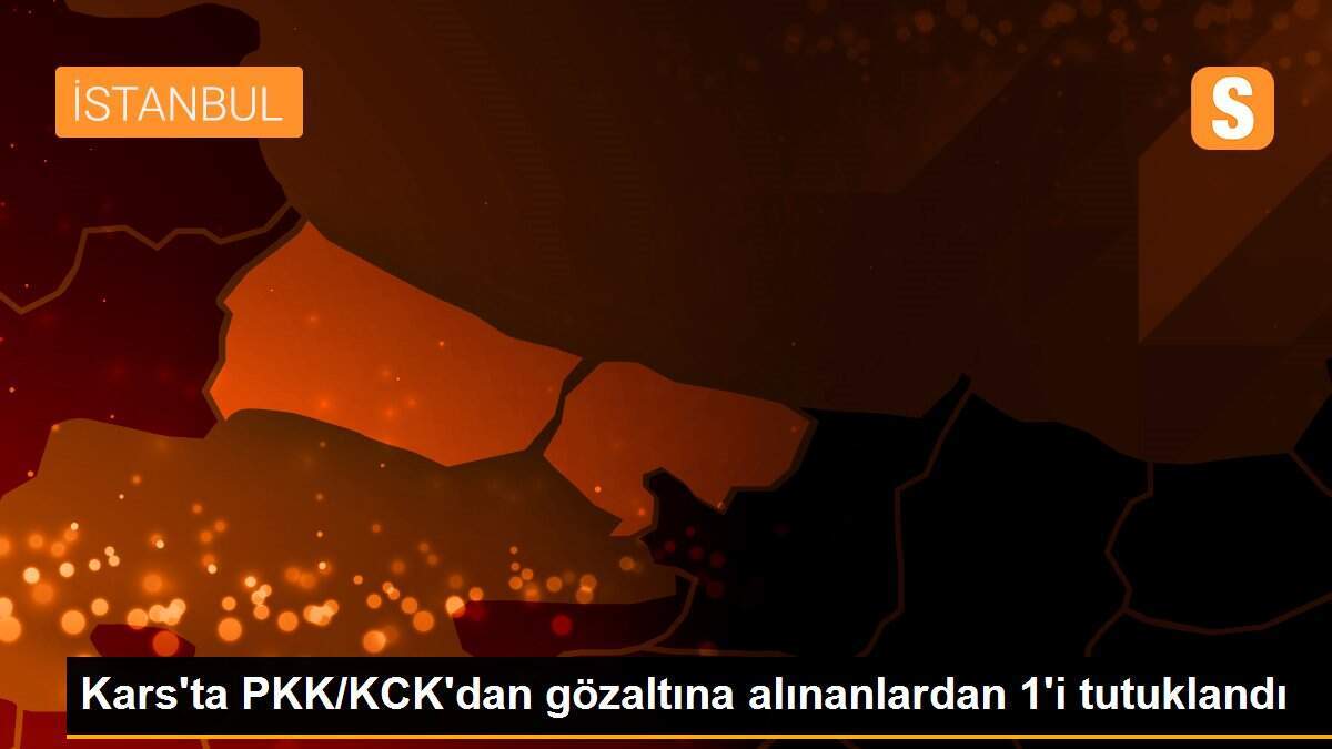 Kars\'ta PKK/KCK\'dan gözaltına alınanlardan 1\'i tutuklandı