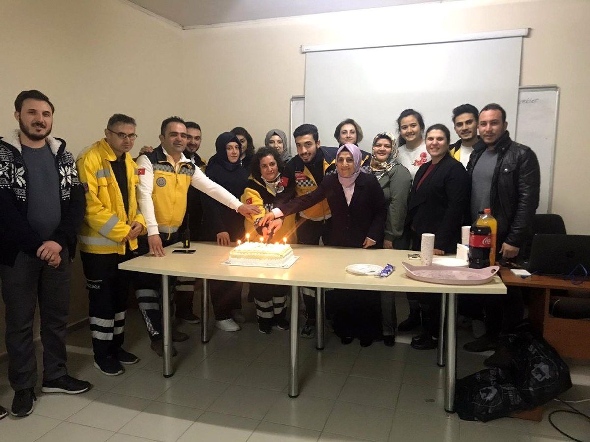Kula\'da 112 acil personeli 25\'inci yılını kutladı