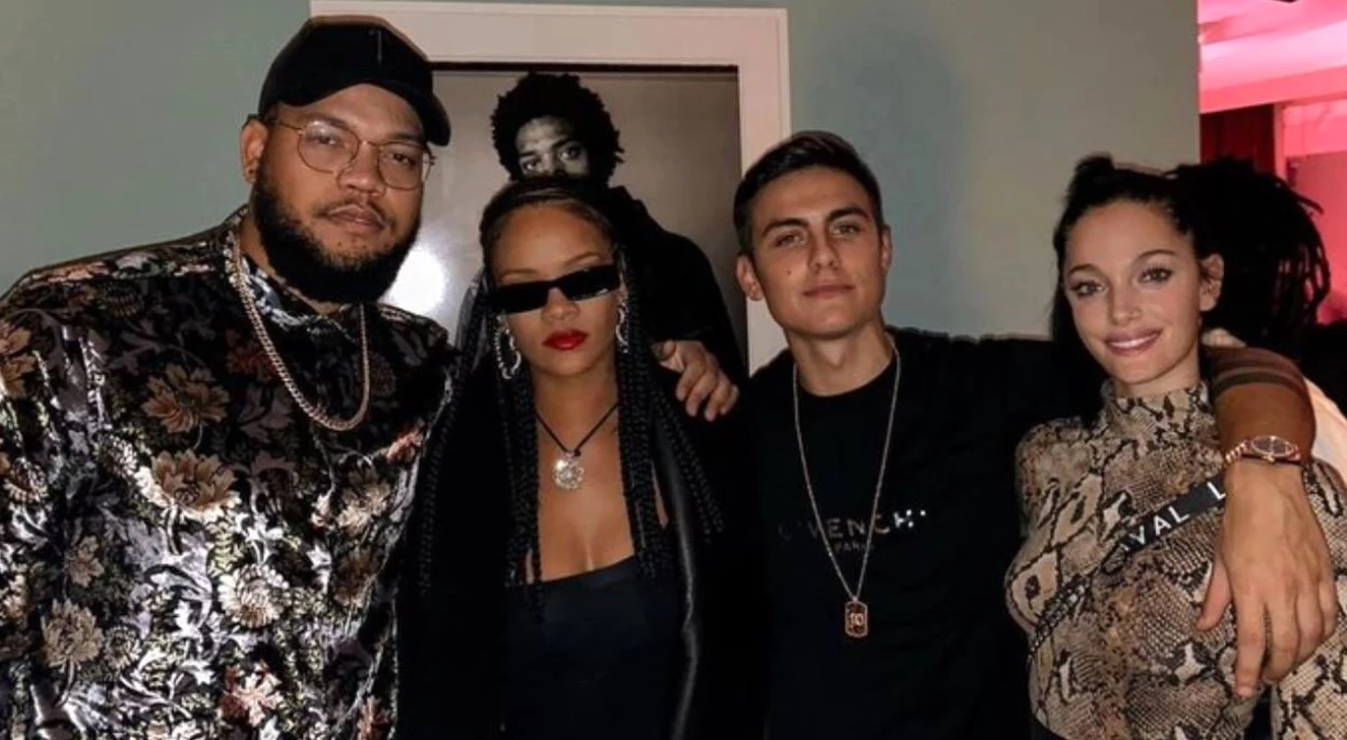 Paulo Dybala ve Rihanna, Londra\'da partiye katıldı