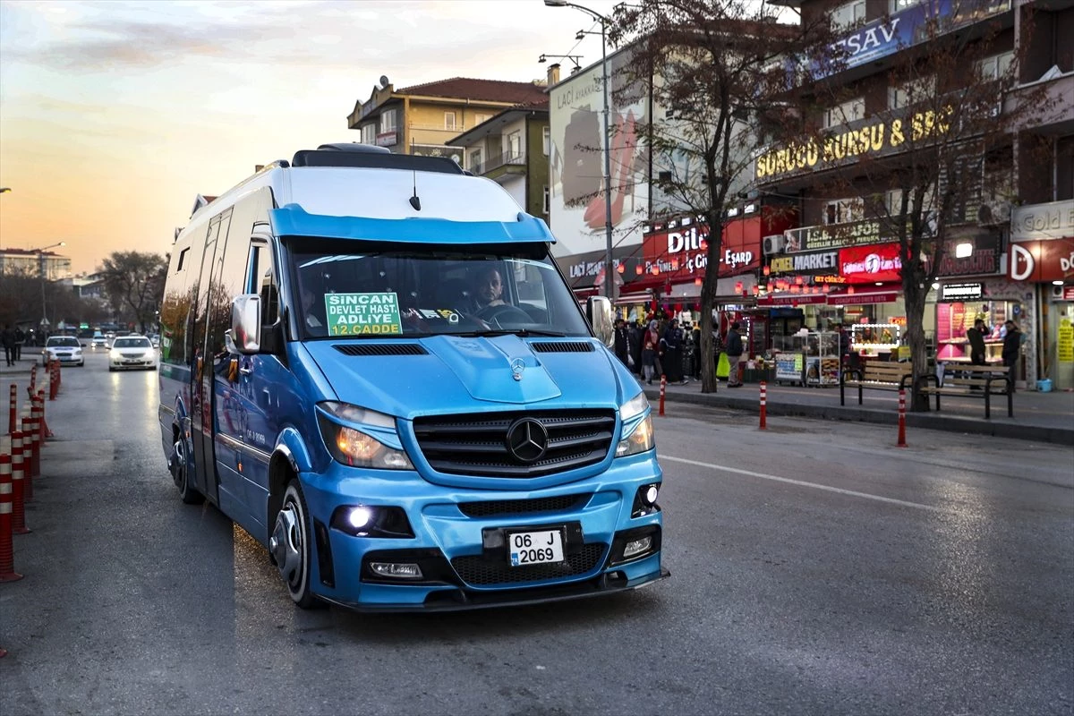 Sincanlı dolmuşçulardan Ankarakart itirazı