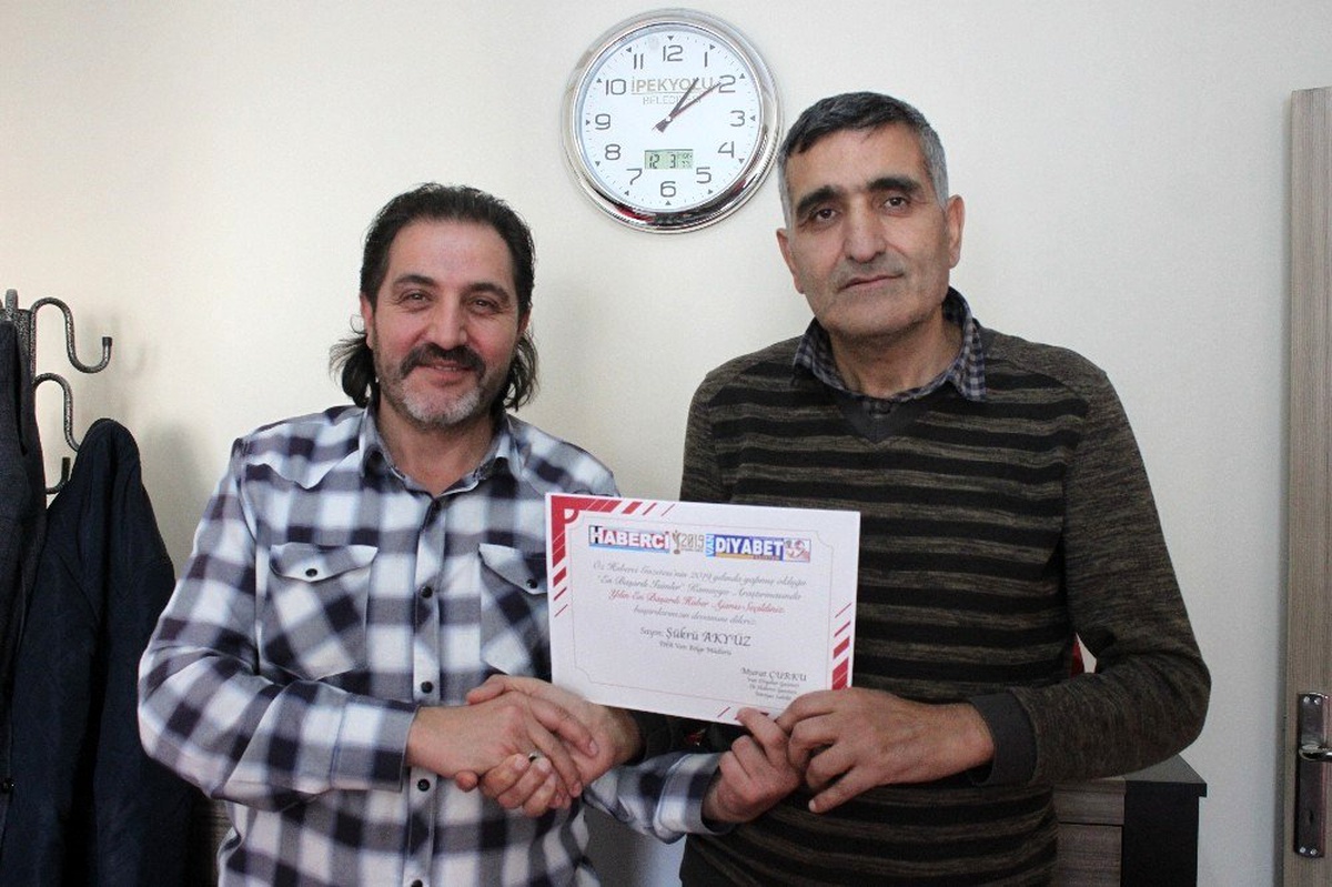 Van\'dan İHA\'ya \'en başarılı haber ajansı\' ödülü