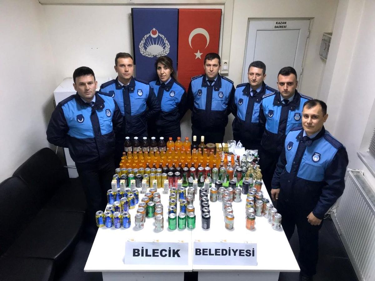 Denetimdeki zabıtaları şok eden görüntüler