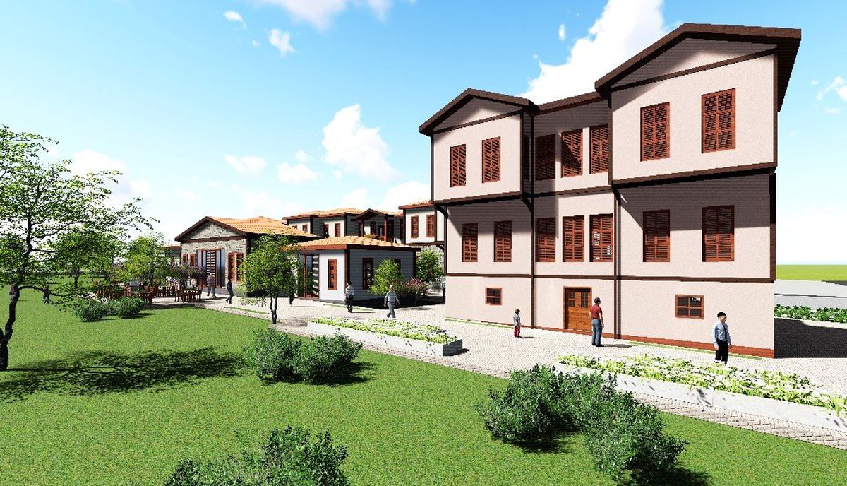 Ergene Atatürk Evi\'nin temeli atılıyor
