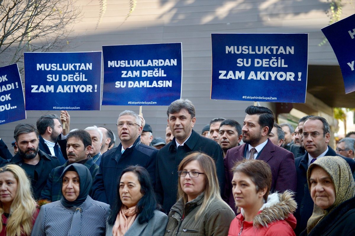 Eskişehir\'de şebeke suyuna zam kararına tepki