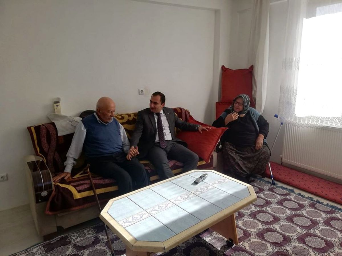 Kaymakam\'dan şehit ailesine ziyaret