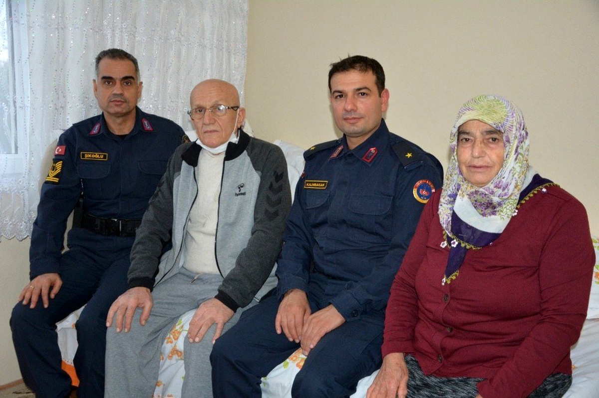 Komutanlardan Kıbrıs gazisine vefa