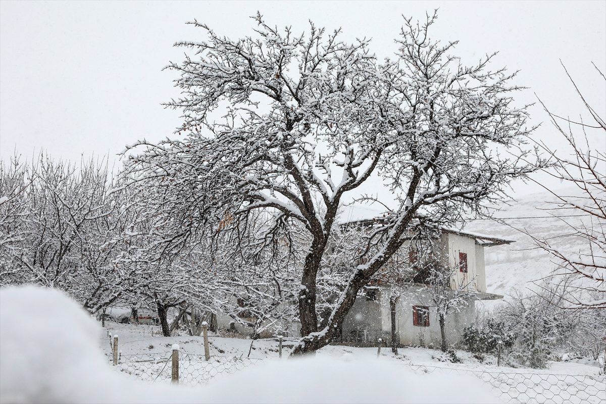 Malatya\'da kar yağışı etkili oldu