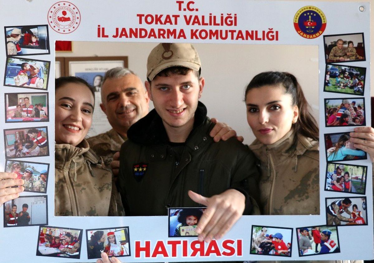 Özel çocukların Jandarma sevgisi