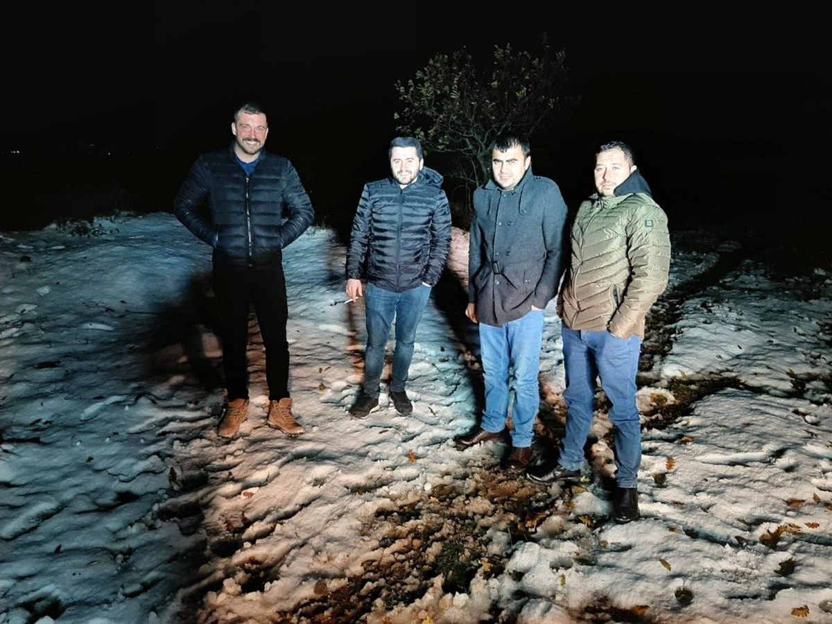 Tekirdağ\'da kar yağışı
