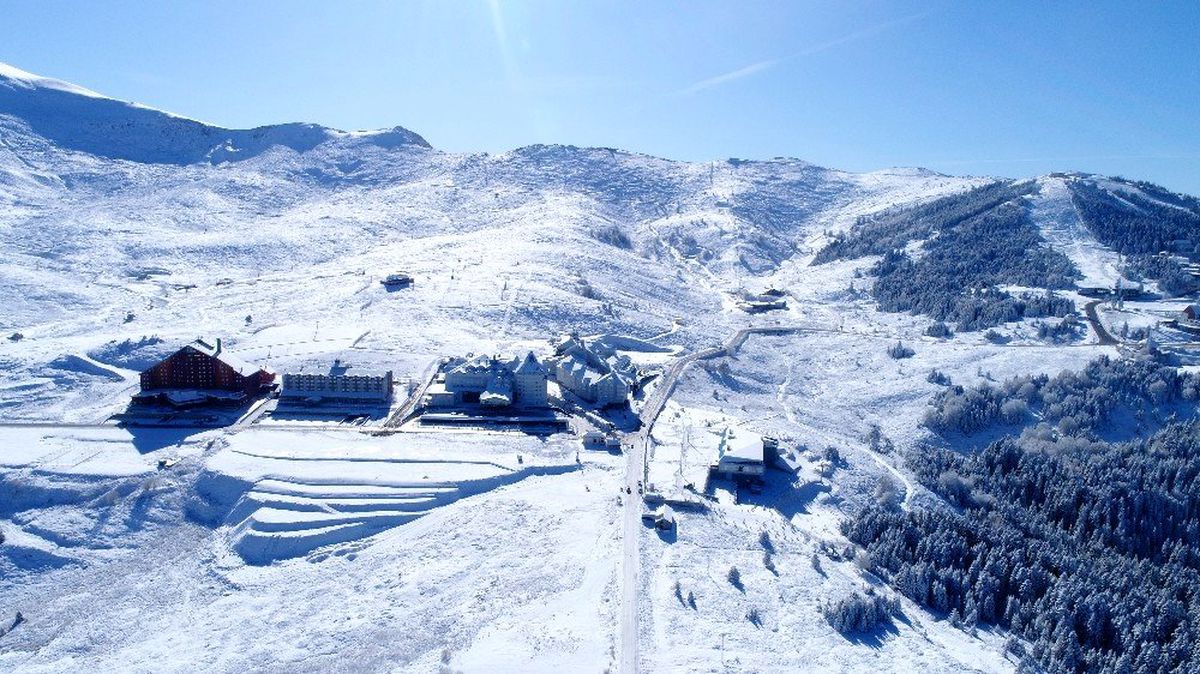 Uludağ\'da kar kalınlığı 30 santimetreye ulaştı