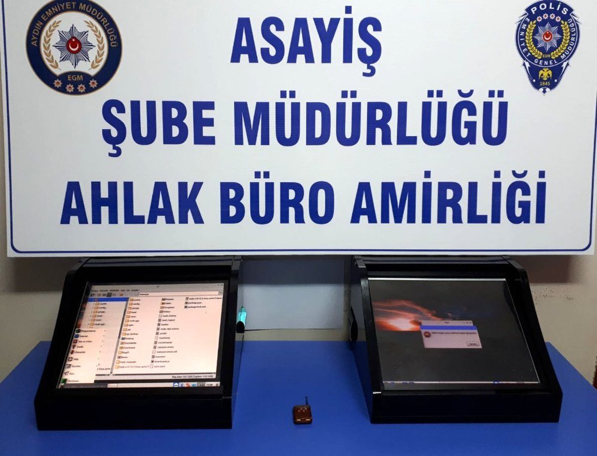 Uzaktan kumandalı tombala polisin dikkatinden kaçmadı