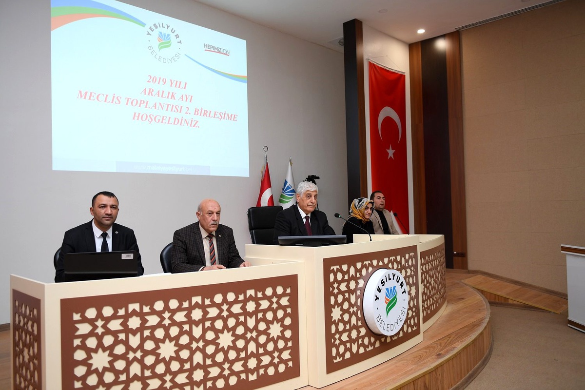 Yeşilyurt Belediye Meclisi, 2019 yılı çalışmalarını tamamladı