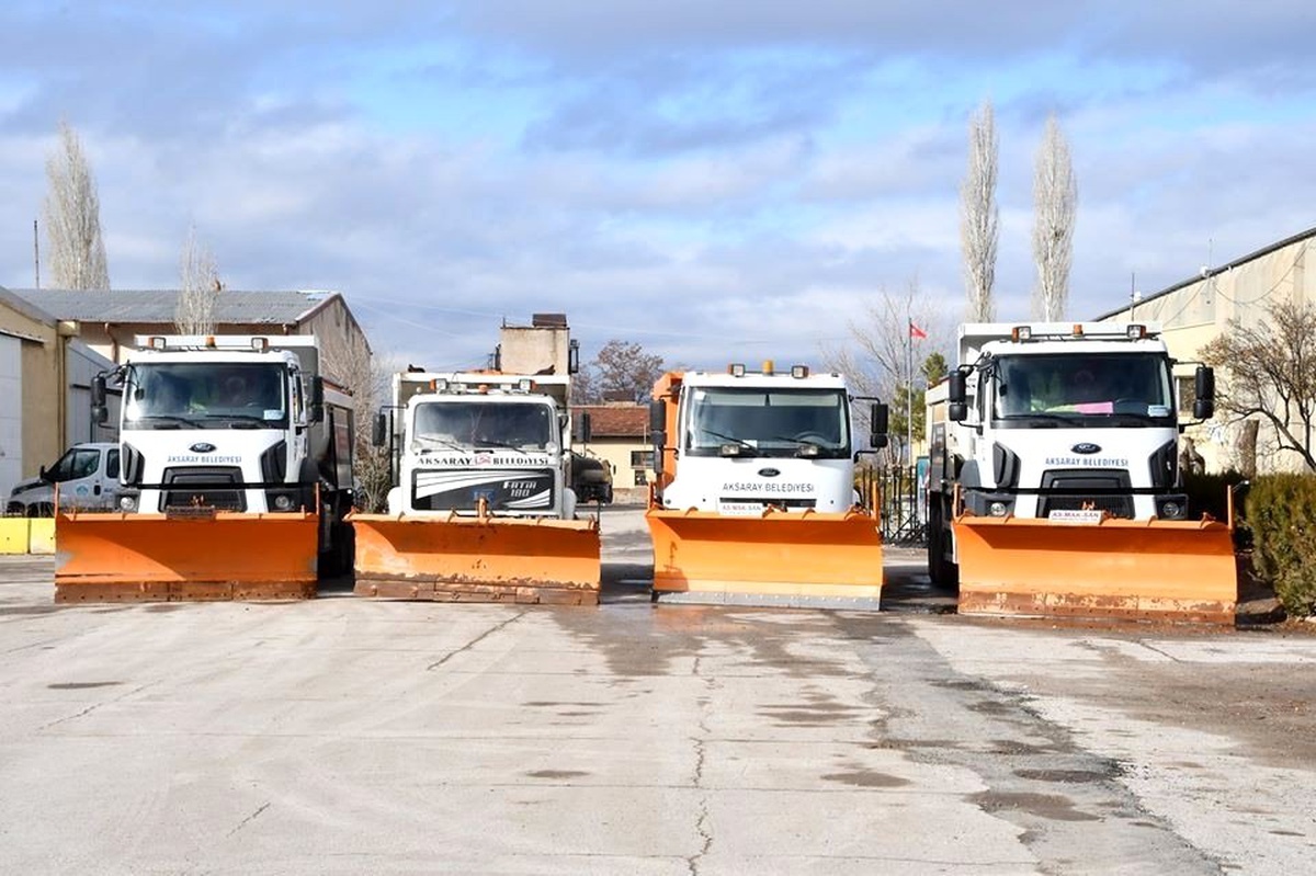 Aksaray Belediyesi kış hazırlıklarını tamamladı