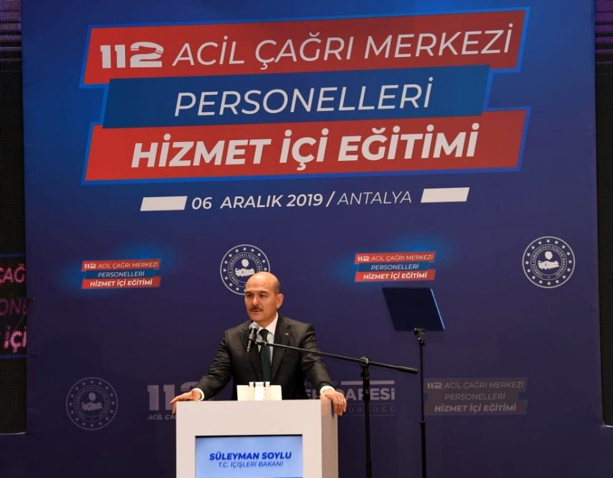 Bakan Soylu: "112\'ye asılsız ihbar yapana 250 lira ceza"