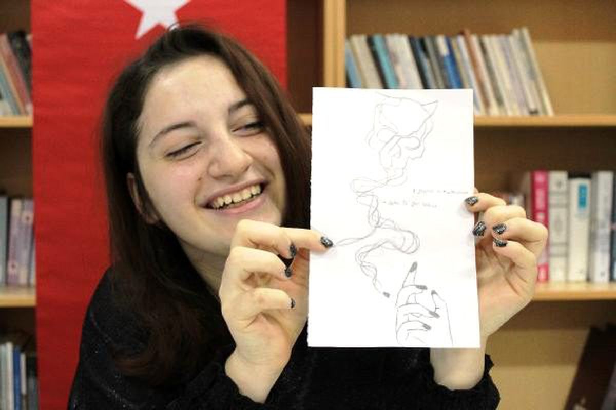 Elif\'in resim eğitimi hayali gerçek oldu