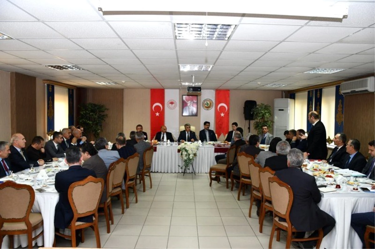 İl idare şube başkanları toplantısı Vali Gürel Başkanlığında yapıldı
