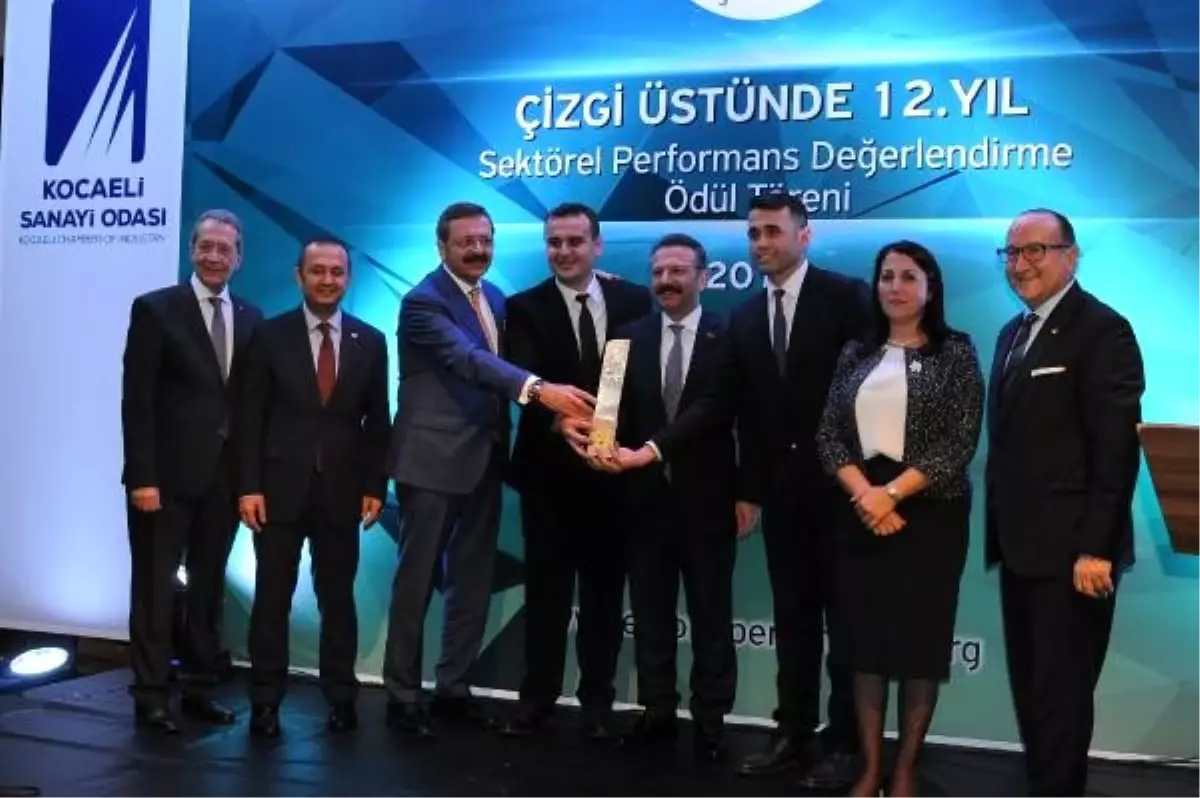 Kocaeli Sanayi Odası Sektörel Performans Ödülleri sahiplerini buldu