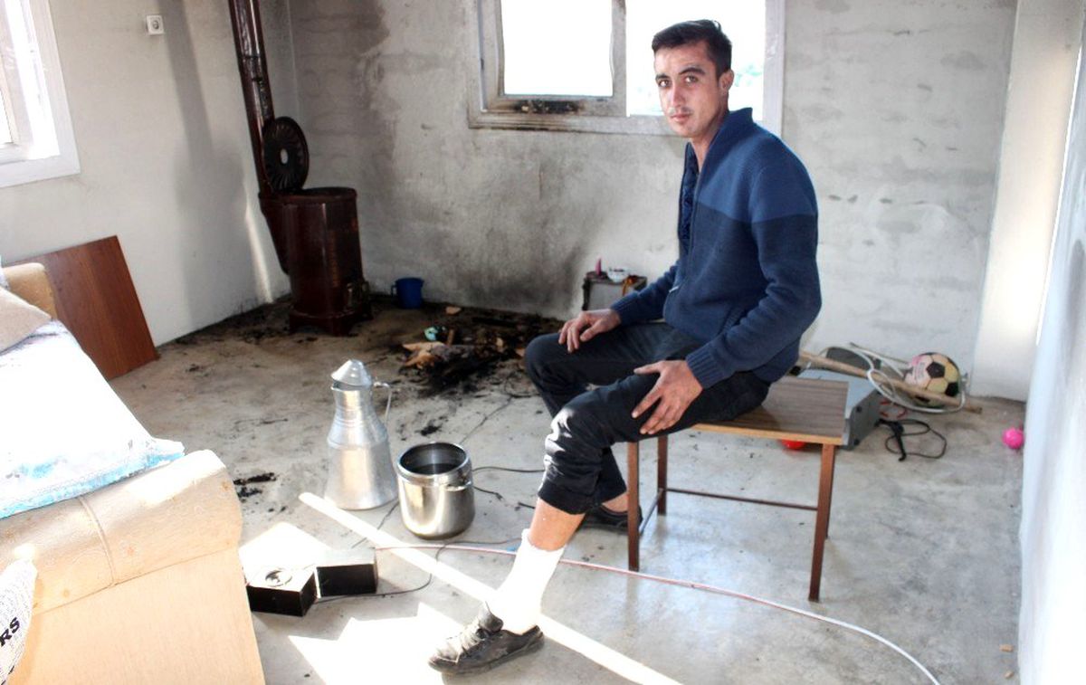 Soba bomba gibi patladı: 2 yaralı