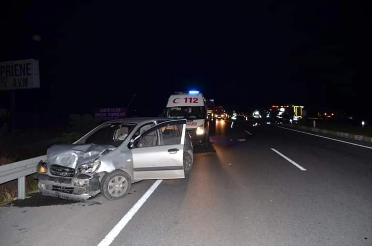 Söke\'de trafik kazası: 2 yaralı