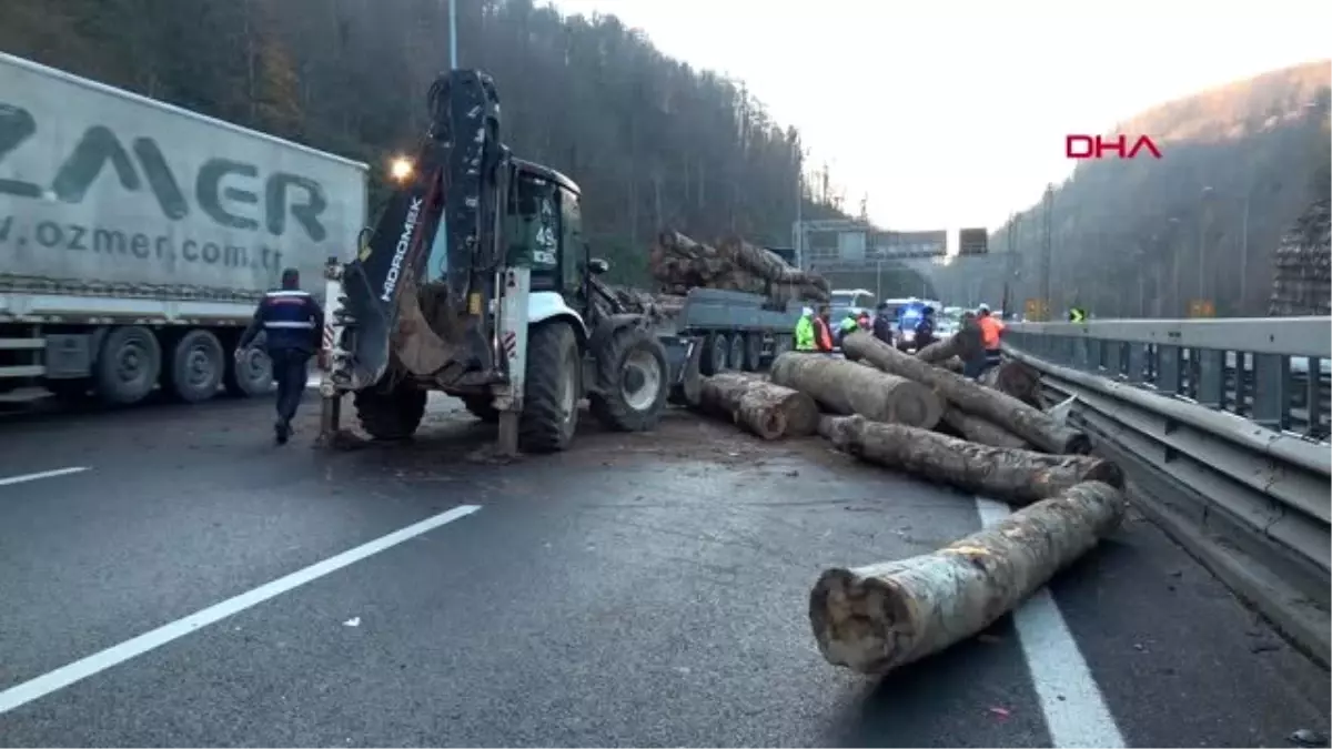 Tomruklar yola döküldü, bolu dağı ulaşıma kapandı