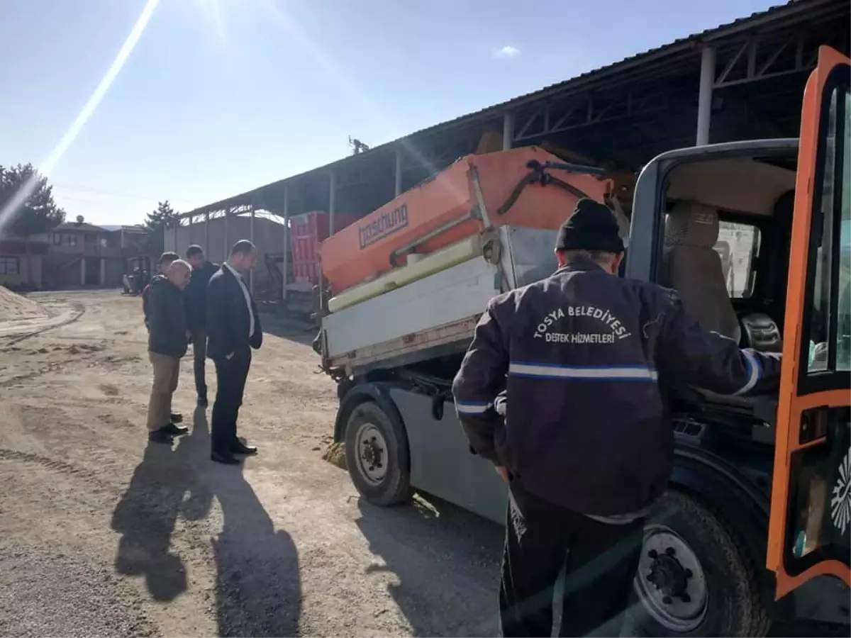 Tosya Belediyesi kış hazırlıklarını tamamladı